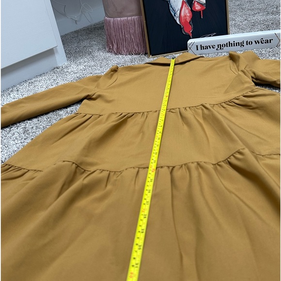 💛💛COPPER KEY MUSTARD COLOR A LINE DRESS SZ Small 💛💛NWT - Picture 14 of 16